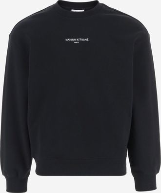 Maison Kitsun&eacute; Katoenen sweatshirt met logo van Maison Kitsune