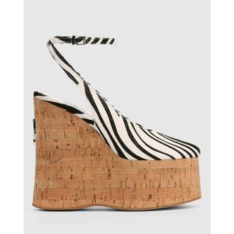 Naked Wolfe Tansy White Patent in Zebra at Nordstrom, Size 37.5