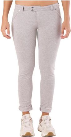 Met Cotton Skinny Pants - Dames - Skinny broeken - Grijs - W29 - Katoen - Broeken
