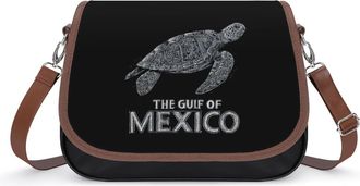 Generic Gulf of Mexico Stay Salty Resistance Fashion Womens Crossbody Bags Novelty Handbag Shoulder Bag Purse