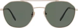 Frye Green Pilot Ladies Sunglasses 10266772.LTS GLDGRN 61