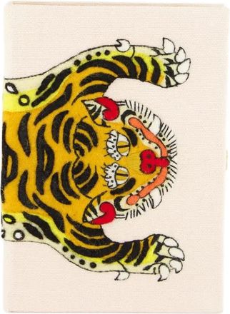 Olympia Le-Tan Clutch con ricamo - Toni neutri