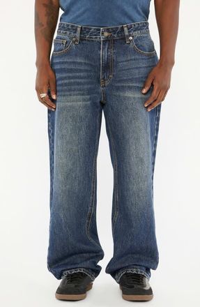 Guess Originals Kit Baggy Jeans in Dark Wash at Nordstrom, Size 32 X 32