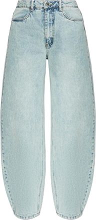 Gestuz Jeans con applicazione logo - Blu