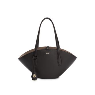 BOSS Tote bag with Double B monogram key ring