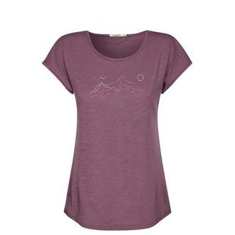 Greenbomb Contours Cool T-Shirt f&uuml;r Damen | lila