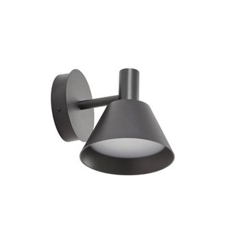 Lucande L&aacute;mpara de pared led exterior de aluminio negro
