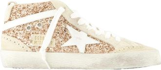 Golden Goose Mid Star Sneakers - Dames - Sneakers - Roze - 39 EU - Leer - Schoenen