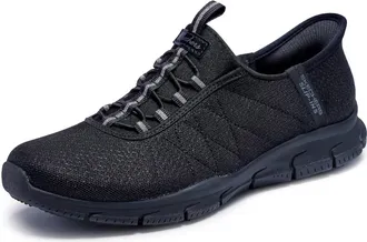 Skechers Womens Slip-Ins Brilliance Night Shift Shoe In Black