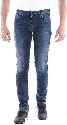 Armani Jeans Skinny Jeans - Heren - Skinny Jeans - Blauw - W32 - Leer - Jeans