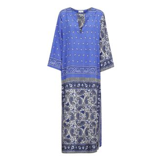 P.A.R.O.S.H. Maxi Dresses, female, Multicolor, Size: L V-neck Maxi Dress