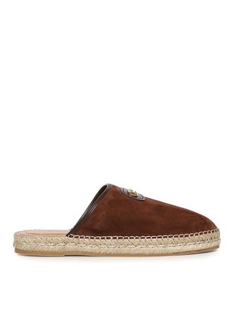 Valentino Garavani Palm avenue vlogo suede mules