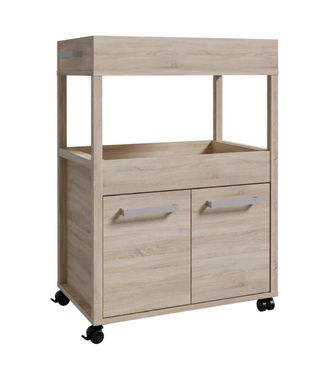 Home Heavenly Mueble bar estilo industrial color roble claro