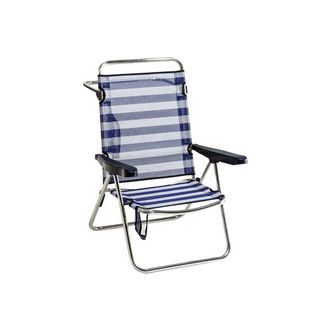 Alco Silla Playa 671-alf Reclinable Aluminio Fibreline Alco