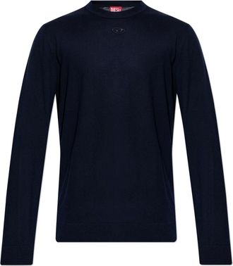 Diesel Truien & Vesten, Heren, Blauw, XL, Wol, K-Valiam wollen trui