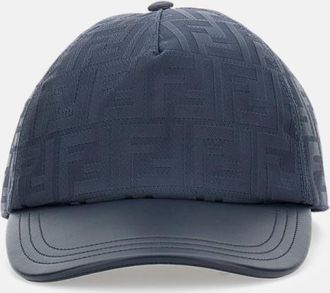 Fendi Dark Blue Logo Baseball Hat