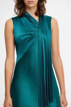 Acler Jeffries Dress In Myrtle Green