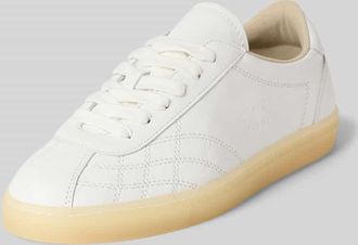 Copenhagen Sneaker aus echtem Leder mit Logo-Pr&auml;gung in Weiss, Gr&ouml;&szlig;e 36