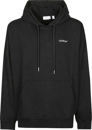 Off-white Black Half Arrows Cotton Hoodie