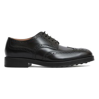 Tod's Tods, Laced Shoes, male, Black, Size: 10 1/2 US Stringata Derby