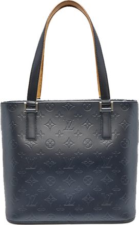 Louis Vuitton Blue Monogram Tote Bag (Pre-Owned)