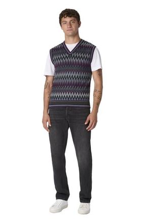 Missoni V-neck Vest With Zigzag Pattern in Multicoloured at Nordstrom, Size 48 It