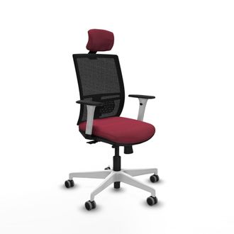 Piqueras y Crespo Silla De Oficina Piqueras Y Crespo Yunquera Blanco Espuma Alta Densidad