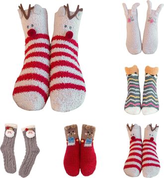 Generic Thermal Socks For Women Cozy Fleece Lined Winter Warm Crew With Soft Knitted soft For Cold Weather Sleeping Daily Wear Hiking Walking Christmas Warm S