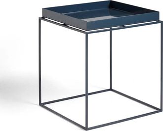HAY Tray Table 40 x 40 cm, tiefblau glänzend