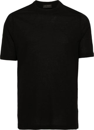 Dell'Oglio crew-neck cotton T-shirt - men - Cotton - 48 - Black