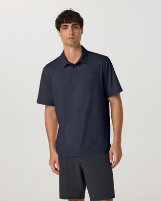 Vuori Clothing Short Sleeve Torrey Golf Polo | Frost Grey | Medium