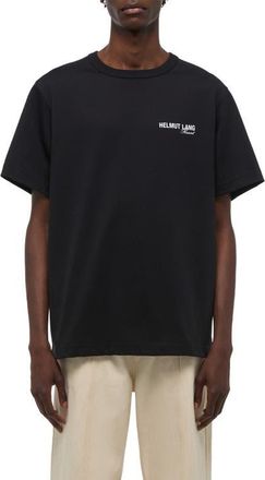 Helmut Lang Ski Map Graphic T-Shirt in Black at Nordstrom, Size Xx-Large
