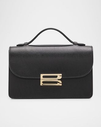 Victoria Beckham Dorian Mini Leather Crossbody Bag