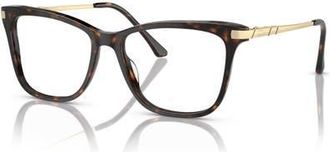 Sferoflex 53mm Butterfly optical glasses in Tortoise at Nordstrom