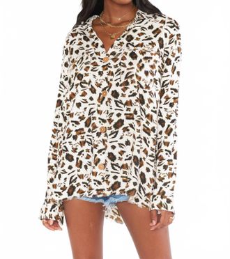 Show me your Mumu Marcella Top In Oasis Cheetah