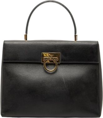 Ferragamo gold Leather Handbag (Pre-Owned)