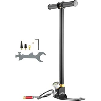 OEM Bomba Manual De 3 Etapas, 30 Mpa 4500 Psi, Bomba De Llenado De Alta Presi&oacute;n Para Rifles De Aire Comprimido Pcp Con Filtro De Aceite Y Humedad, Acero I