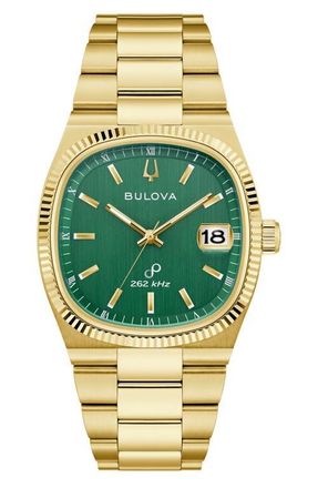 Bulova Super Seville Goldtone Bracelet Watch, 37.5mm in Gold-Tone at Nordstrom