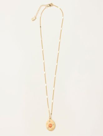 Fat Face FatFace October Birth Flower Necklace
