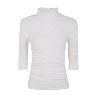 Twinset Dames, Truien, Wit, Maat: S