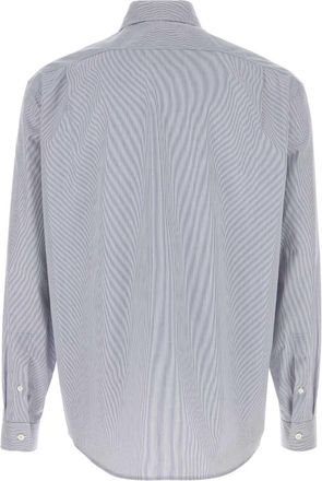 The Row Mens Pompeo Shirt Blue Cotton