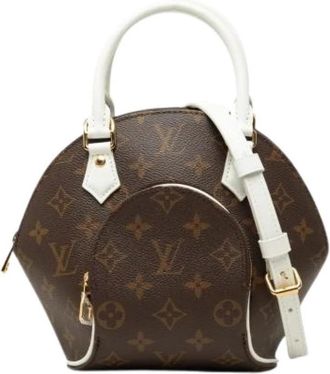 Louis Vuitton Pre-owned Ellipse BB Monogram 2way bag - Dames - Vintage Handtas - Bruin - ONE Size - Leer - Vintage