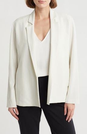 Eileen Fisher Open Front Blazer in Bone at Nordstrom Rack, Size Medium