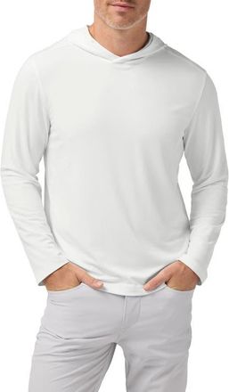 Mizzen+Main Knox Long Sleeve Hooded T-Shirt in White at Nordstrom, Size X-Large