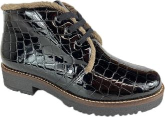 Pitillos 10.773 Veterboot - Dames - Veterlaarzen - Zwart - 40 EU - Leer - Schoenen