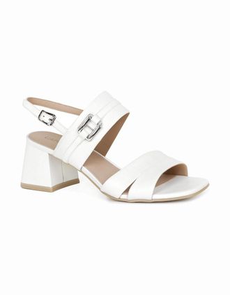 Caprice Womens Plan Womens Sandals - White - Size: 7.5