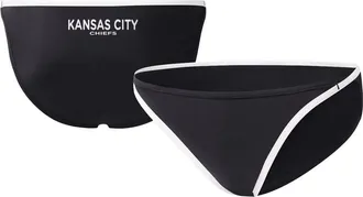 G-III 4Her by Carl Banks Womens G-III 4Her by Carl Banks Black Kansas City Chiefs Play Action Bikini Bottom at Nordstrom, Size Large