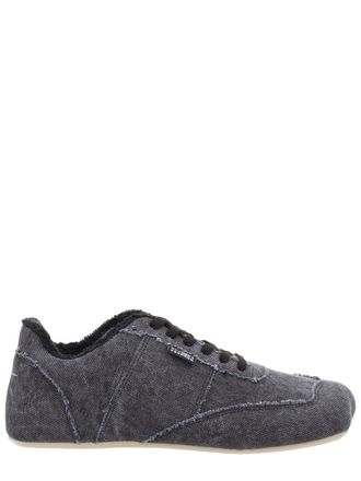Maison Margiela Black Anatomical Cotton Canvas Sneakers