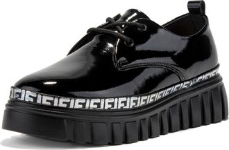 Filippo Platform Trainers Womens Leather Shoes Womens Trainers Leather Low Shoes, black 1, 4 UK