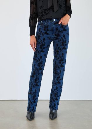 FDJ Suzanne Straight Leg Pant In Blue
